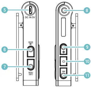 MAJORITY PETERSFIELD Pocket Digital Radio - Control Buttons1