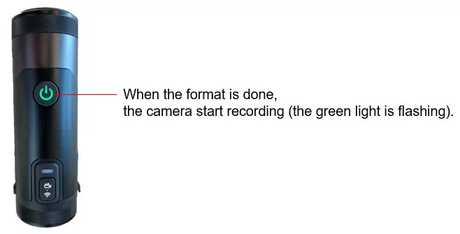 TECHALOGIC XV 1 2k QHD Helmet Camera- Format the TF card 4