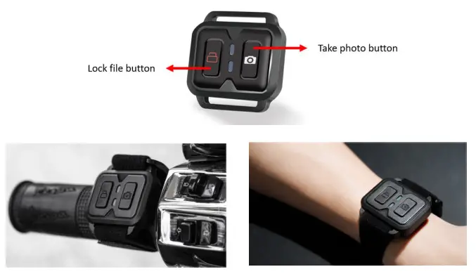 TECHALOGIC XV 1 2k QHD Helmet Camera- Remote Control