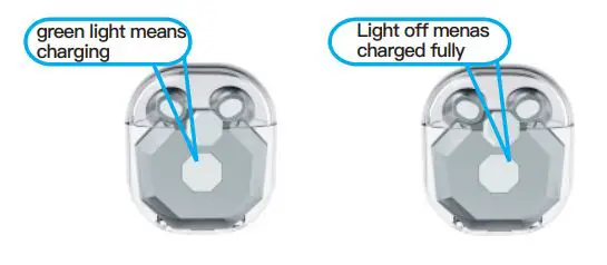 Shenzhenshi Weimiaoyin Technology XT-3 True Wireless Earphone - Charging the earphone