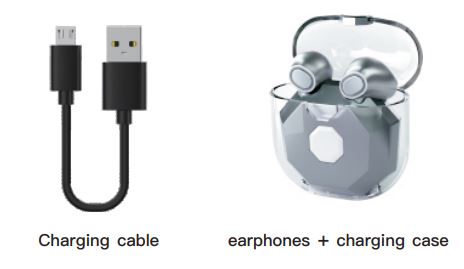 Shenzhenshi Weimiaoyin Technology XT-3 True Wireless Earphone - Standard accessories