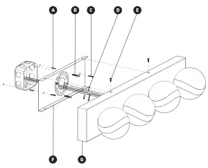 artika VAN-W-CCR Wavey LED Vanity Light-STEP-BY-