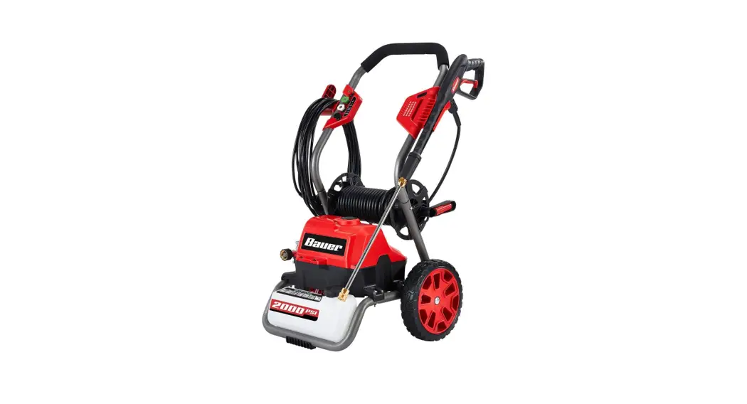 Harbor Freight 20141e-b Bauer Electric Pressure Washer With Hose Reel Owner's Manual Harbor Freight 20141e-b Bauer Electric Pressure Washer With Hose Reel Owner's Manual