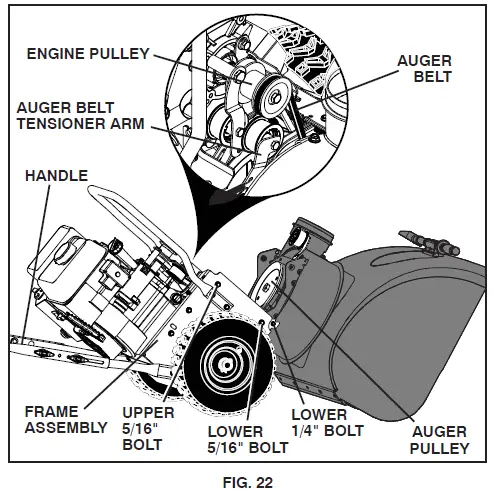 AFTER REPLACING BELTS