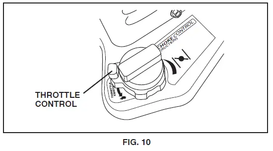 TO USE THROTTLE CONTROL