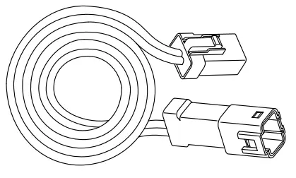 LUMINO A12E Miniature Lighting Profile Glass Shelves - CABLE & CONNECTOR