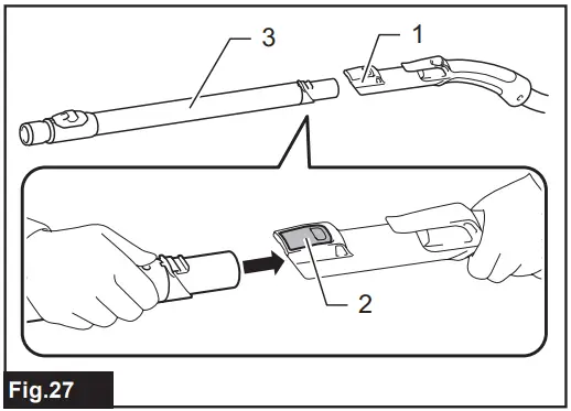 Attachments with lock function