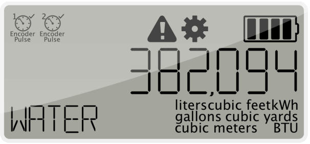 NextCentury RR4 Remote Reader Utility Meter Remote Display - LCD Options