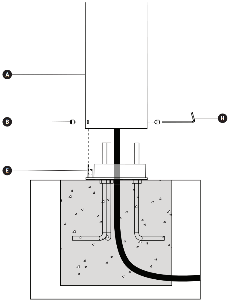 artika 36BOL DS MD Dark Sky Outdoor LED Bollard Light - FINAL INSTALLATION
