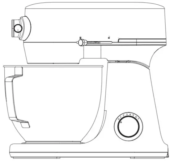 GE APPLIANCES G8MSAAS1RRS Stand Mixer
