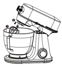 GE APPLIANCES G8MSAAS1RRS Stand Mixer - Appearance 10