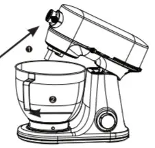 GE APPLIANCES G8MSAAS1RRS Stand Mixer - Appearance 3