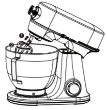 GE APPLIANCES G8MSAAS1RRS Stand Mixer - Appearance 4