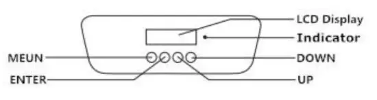 X-L300X LED 300W Beam Moving Head - disply