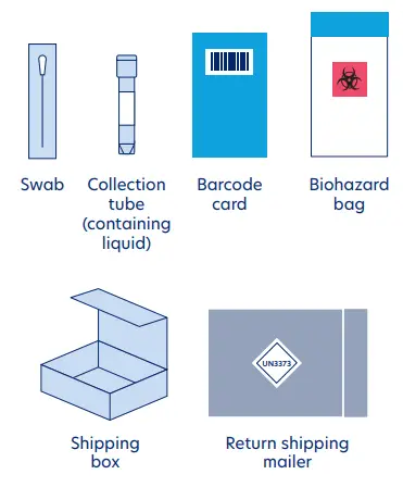 color COVID-19 Self-Swab Collection Kit with Saline fig 1