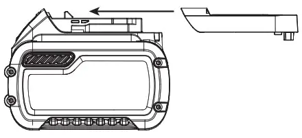 DEWALT DCF921 20V Max Compact Impact Wrench - battery