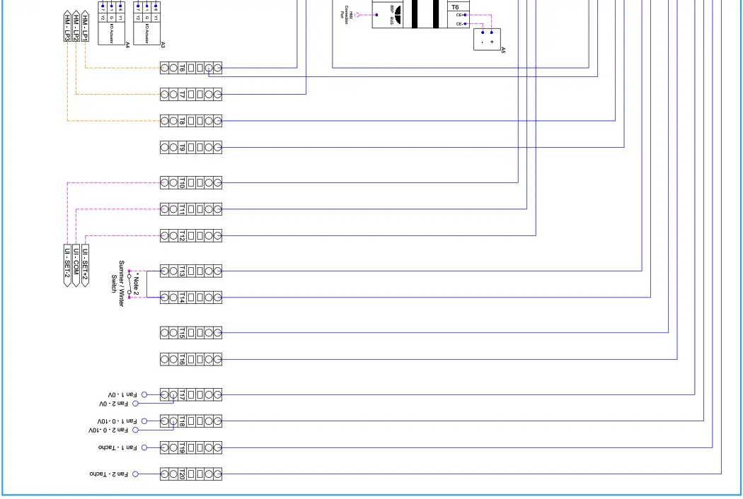 nuaire XB H Hybrid Ventilation - Wiring 2