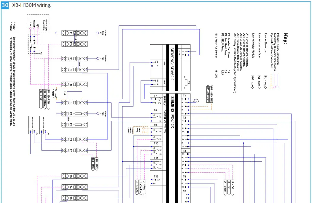 nuaire XB H Hybrid Ventilation - Wiring 3