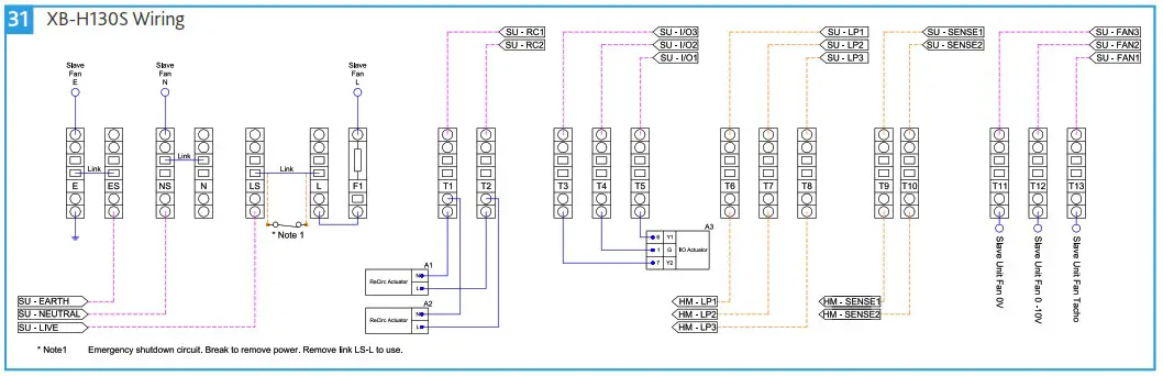 nuaire XB H Hybrid Ventilation - Wiring 6