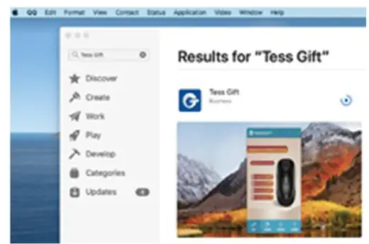 TESS GIFT TG02 AI Voice Mouse - app