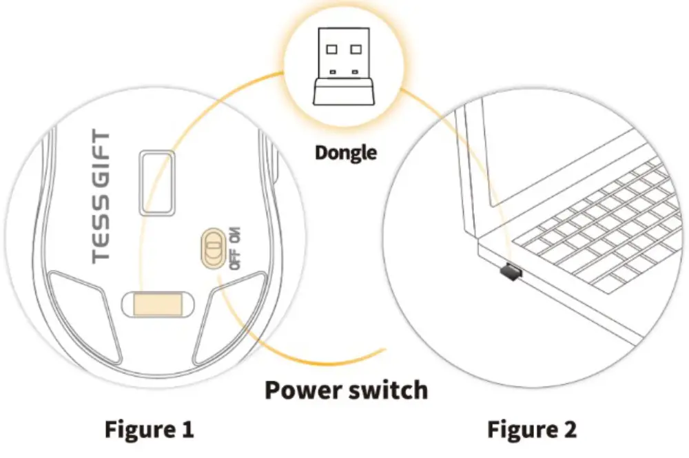 TESS GIFT TG02 AI Voice Mouse - fig