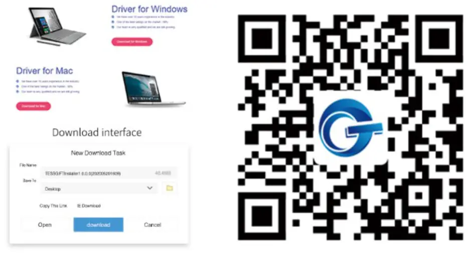 TESS GIFT TG02 AI Voice Mouse - qr code