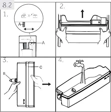 HOOVER ‎HSB508-S Side By Side Refrigerator-fig16