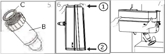 HOOVER ‎HSB508-S Side By Side Refrigerator-fig17