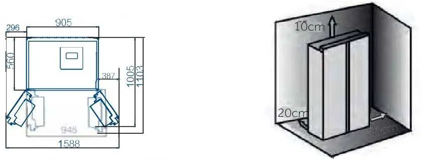 HOOVER ‎HSB508-S Side By Side Refrigerator-fig2