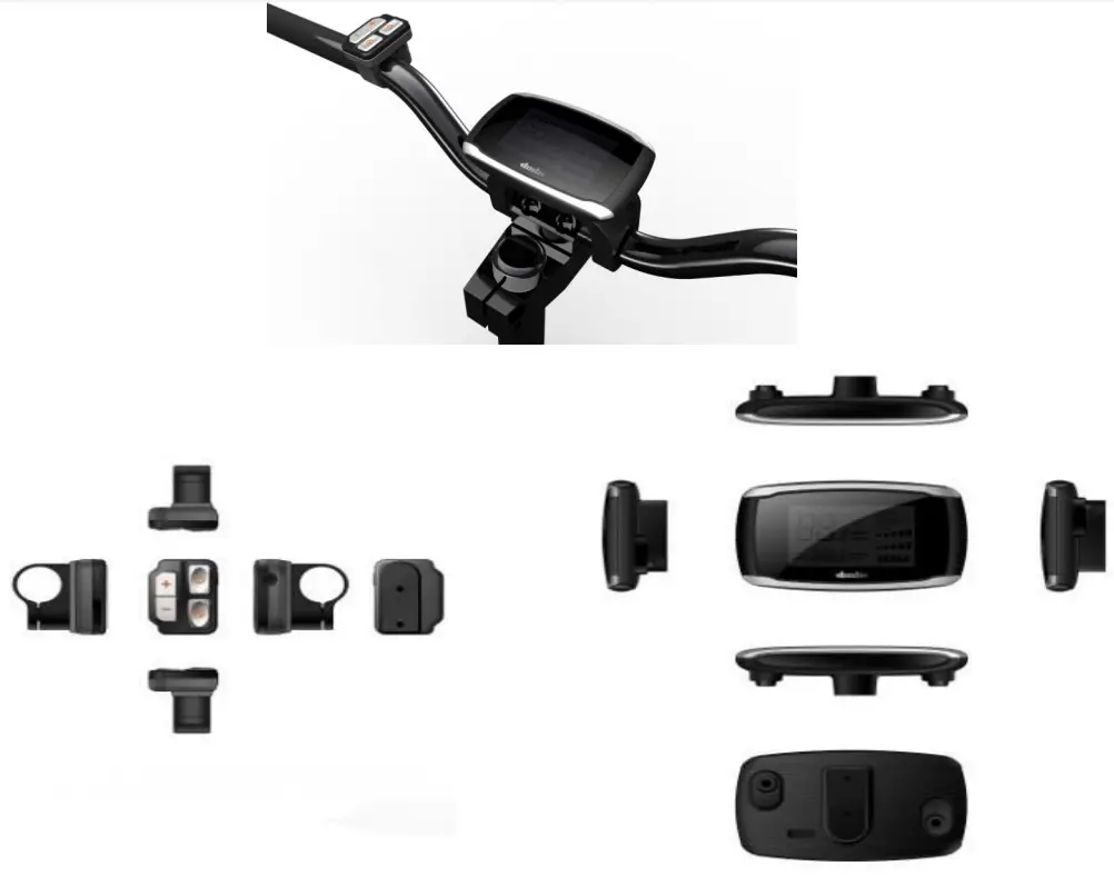 dmhc TC488 Ebike Parts Electric Bike LCD Display