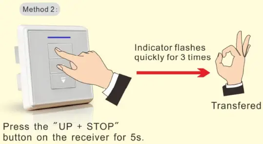 AOK AC227 01 Single Route Radio Receiver - Method 2