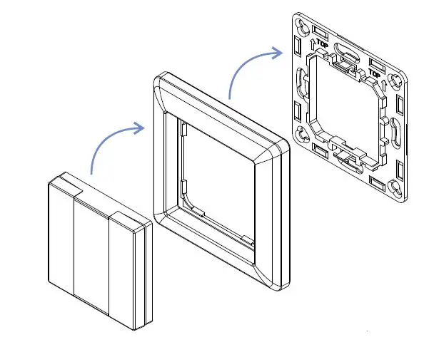 SUNRICHER -Single -Color -Wall Mounted- ZigBee- Remote -Controller- FIG 19