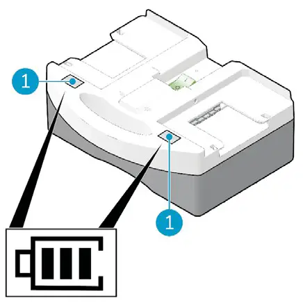 TENNANT 1250527 i Charge 2 Plus Battery charger - Battery charge displays