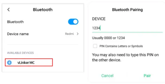 Vgate CV292 vLinker MC - app4