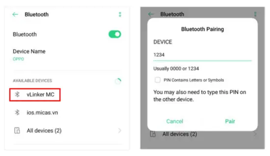 Vgate CV292 vLinker MC - app8
