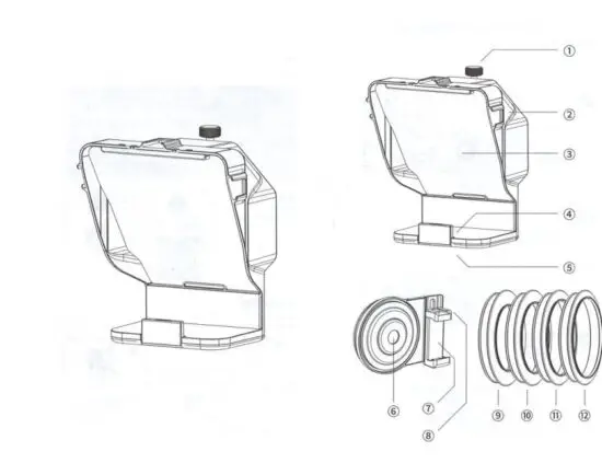 Ulanzi-PT-15-Universal-Teleprompter-FIG-1