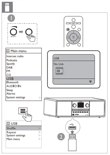 PHILIPS -6000- Series- TAM6805- Micro- Music- System-fig-9
