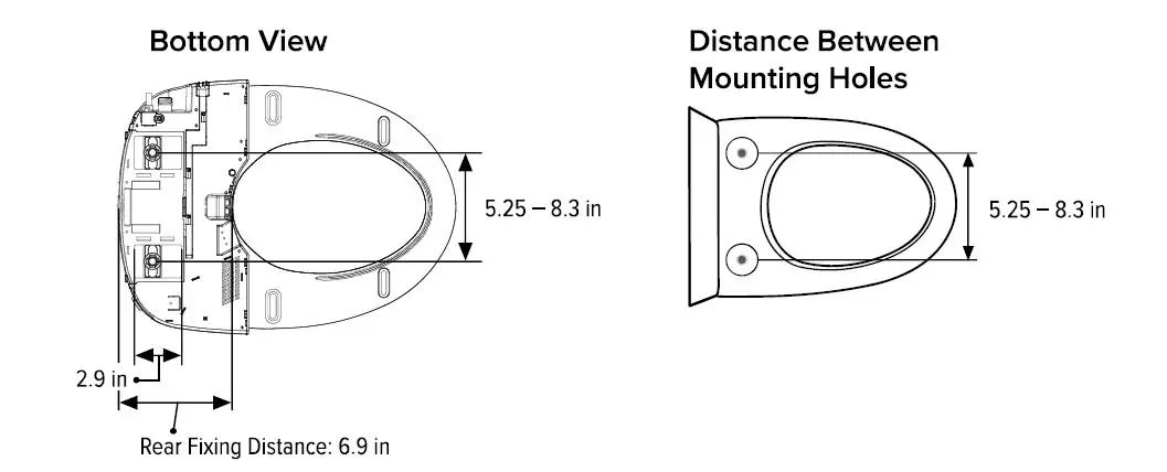 brondell 3387986 Swash Bidet Toilet Seat 3