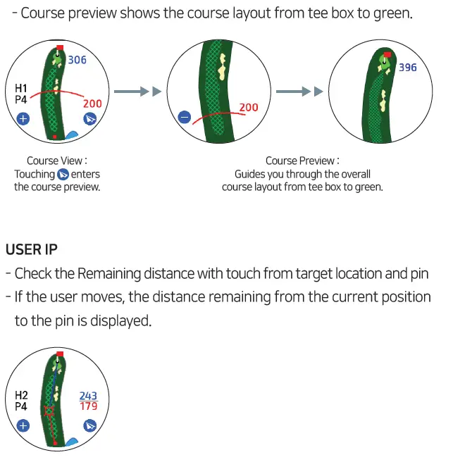 VOICE -CADDIE -SL2 -Active- Hybrid- GPS- Laser- Rangefinder- with- Green- Undulation -6