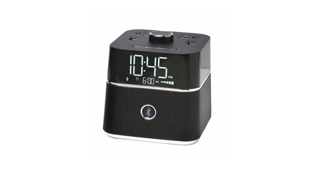 Cubieblue Bpebxbuk Charging Alarm Clock With Bluetooth Speaker User Manual