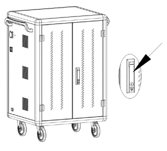 DIGITUS DN-45000 -Charging -Trolley -for- Notebooks Tablets -up -to -14 15.6 -Inch- 7