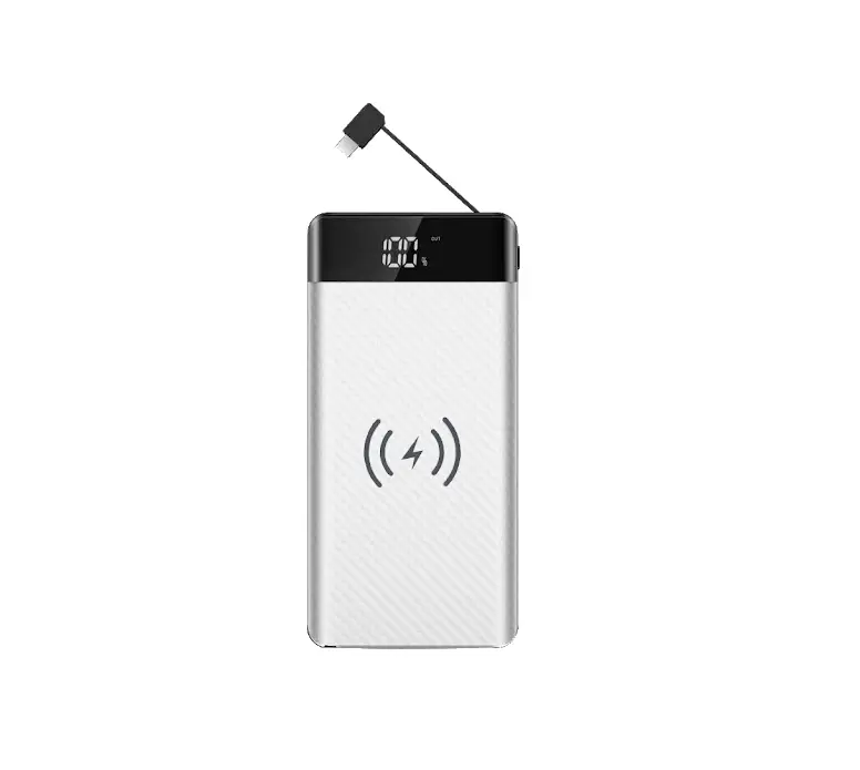 V Tac Wireless Power Bank Built-in Micro Usb