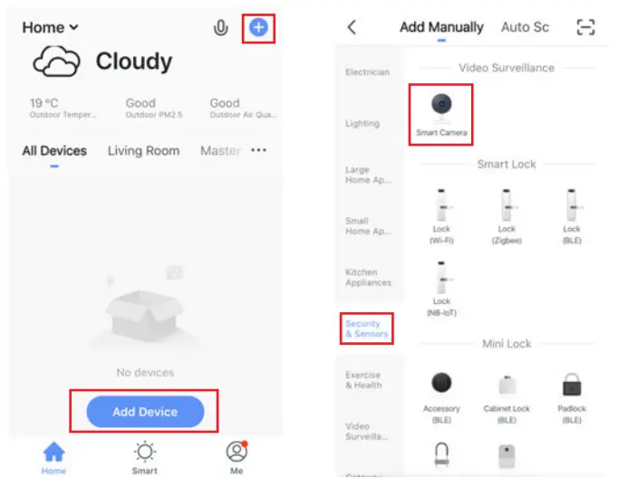 OSI go Direct Smart Bullet Camera 1080P Indoor Wi-Fi Security Camera - code 2