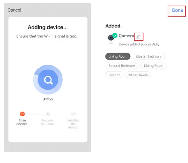 OSI go Direct Smart Bullet Camera 1080P Indoor Wi-Fi Security Camera - code 5