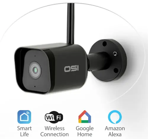 OSI go Direct Smart Bullet Camera 1080P Indoor Wi-Fi Security Camera