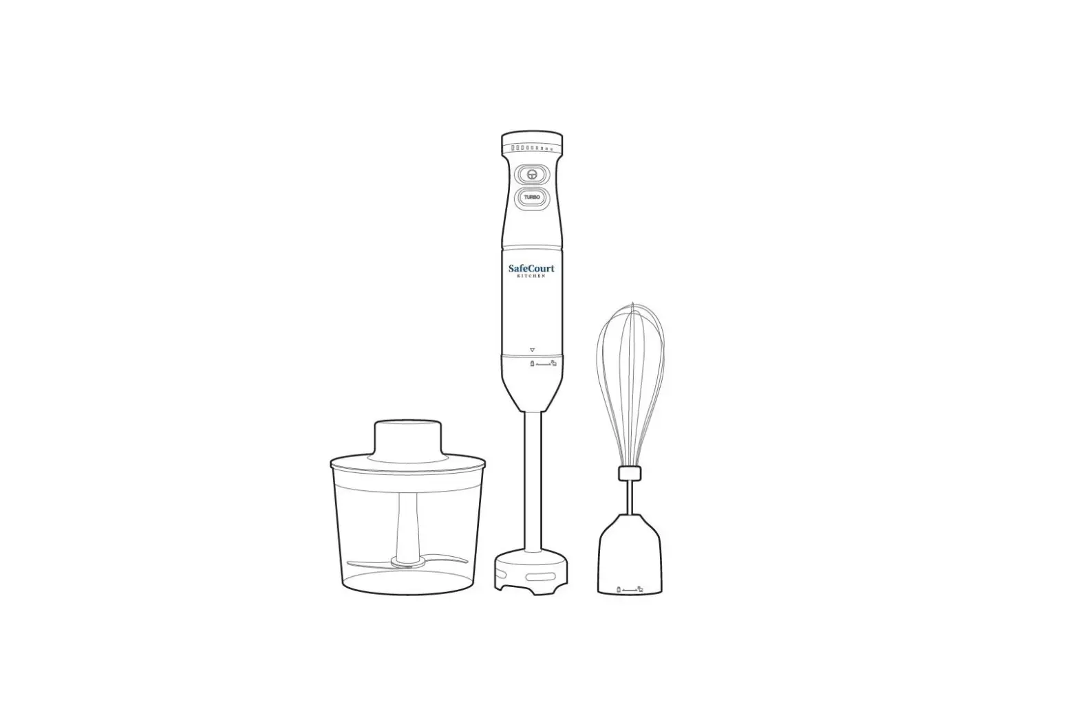 Safecourt Hb615s Hand Blender User Manual