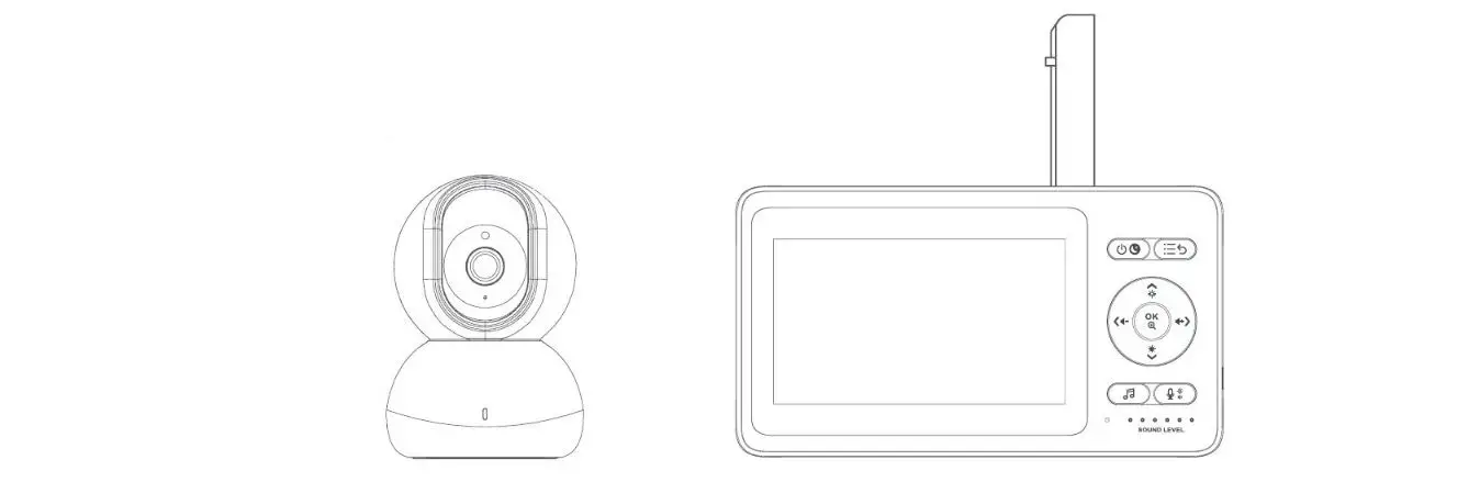 Mao Baby Monitor With Camera - 4.3 Inch - Premium Baby Monitor Instruction Manual