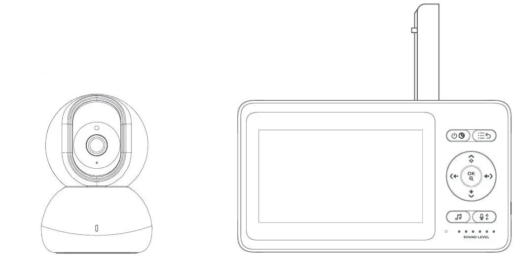 mao-Baby-Monitor-with-Camera-4.3-Inch-Premium-Baby-Monitor-image