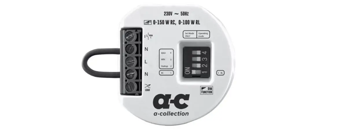 A-collection 0-150w Dimmer Switch Instruction Manual