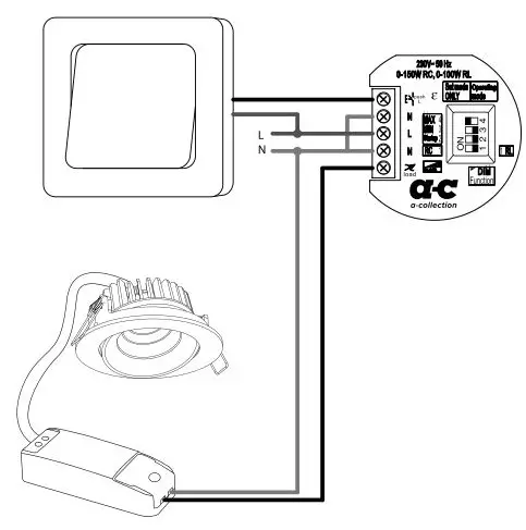 a-collection 0-150W Dimmer Switch Instruction Manual - Installation